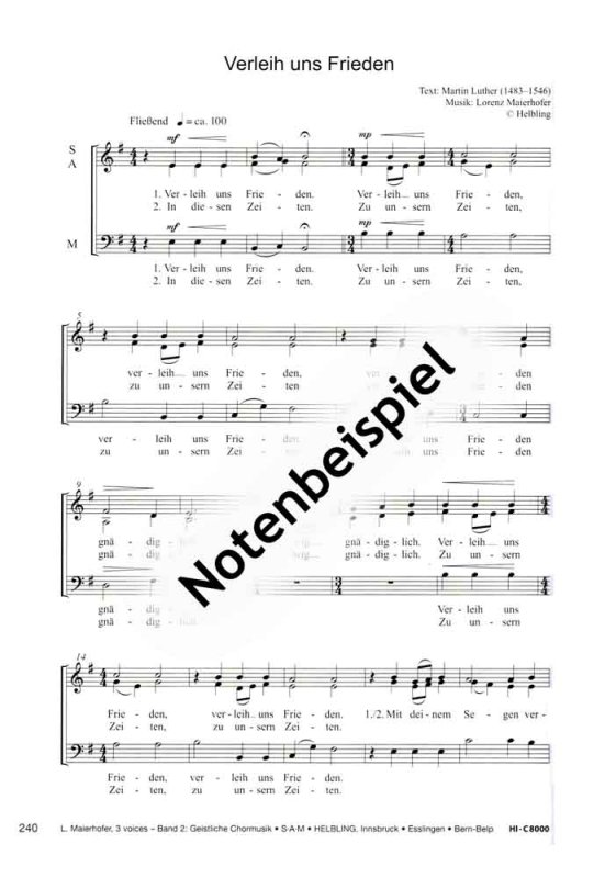 Verleih uns Frieden
